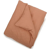  Пододеяльник 205х210 Цвет Эмоций стеганый на молнии всесезонный поплин, кэмел 