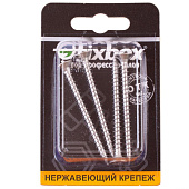 Саморезы универсальные нерж. ШУж 5,0х 60мм, потайная голова, 4шт, Fixbox Саморезы универсальные нерж. ШУж 5,0х 60мм, потайная голова, 4шт, Fixbox