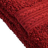  Полотенце 50х90 махровое х/б 100%, с бордюром "косичка", Шоколад 