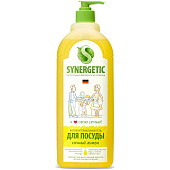 Средство для мытья посуды Synergetic Лимон 1л /РОССИЯ/