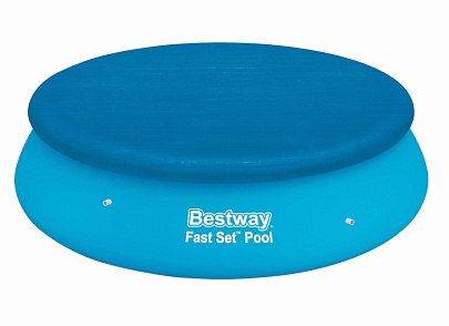  Bestway Тент для бассейнов с надувным бортом Fast Set, 244см,    арт.58032 