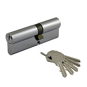 Цилиндр ключ/ключ МЦ-90 (50-40) ЛУ-90 (хром) англ.кл. Нора-М 