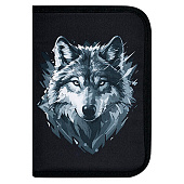  Пенал BRAUBERG, 1 отделение, полиэстер, 21х14 см, Gray wolf, 273520 