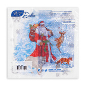 Салфетки бумажные Pero Deluxe 3-х сл 33х33 НГ На опушке 20шт Арт.2913