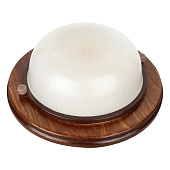 Светильник влагозащищенный круг Camelion 1302D Цвет ОРЕХ 60Вт Светильник влагозащищенный круг Camelion 1302D Цвет ОРЕХ 60Вт