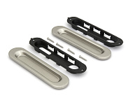 PALLADIUM Ручка для раздвижных дверей 02 PS SN никель PALLADIUM Ручка для раздвижных дверей 02 PS SN никель