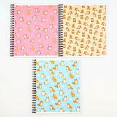 Тетрадь А5, 48 л на спирали 3 шт., внутренний блок №1 МИКС «Корги» 10187362 Тетрадь А5, 48 л на спирали 3 шт., внутренний блок №1 МИКС «Корги» 10187362