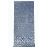 Полотенце 50х90 ТМ Gala Ингрид велюр махровое, бордюр, серый Полотенце 50х90 ТМ Gala Ингрид велюр махровое, бордюр, серый