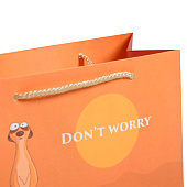 Пакет подарочный, упаковка, «Don not worry», 14,5 х 19,5 х 8,5 см Пакет подарочный, упаковка, «Don not worry», 14,5 х 19,5 х 8,5 см