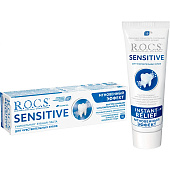 Зубная паста R.O.C.S Sensitive Мгновенный Эффект 94мл Зубная паста R.O.C.S Sensitive Мгновенный Эффект 94мл
