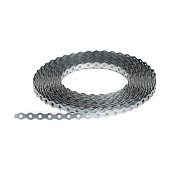 Лента монтажная волнистая 12х0,55мм, цинк, 25м Лента монтажная волнистая 12х0,55мм, цинк, 25м