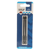 Биты PH2 90мм, хвостовик Е1/4", 2шт, Vertextools Биты PH2 90мм, хвостовик Е1/4", 2шт, Vertextools
