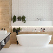  Плитка  30х50 Nature white 01 арт.010100001402 Белый /Gracia Ceramica (1,2м2) 