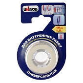 Двусторон. клейкая лента д/внутренних работ 19мм х1,5м/UNIBOB Двусторон. клейкая лента д/внутренних работ 19мм х1,5м/UNIBOB
