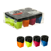 Точилка МИКС с контейнером двойная Классика 5060517 Точилка МИКС с контейнером двойная Классика 5060517