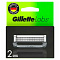  Cменные кассеты для бритья GILLETTE LABS 2шт 