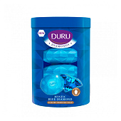 Мыло туалетное DURU DIAMONDS Сапфир 4х90г экопак Мыло туалетное DURU DIAMONDS Сапфир 4х90г экопак