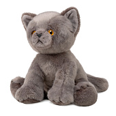 Мягкая игрушка MAXITOYS, Русская голубая кошечка, 25 см