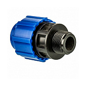 Муфта 20х1/2" НР ПНД Муфта 20х1/2" НР ПНД