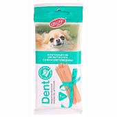  Лакомство для мелких собак DENT жевательный снек говядина 35г 