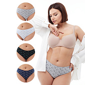  Трусы женские, 95% хлопок 5% эластан, (S), 6802-65 