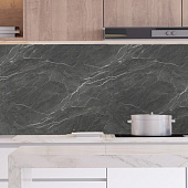  Панель ПВХ самокл 0.49х0.49м Гибкий мрамор Сумрак (компл. 4шт) 