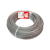 Трос стальной DIN 3055 4мм (50м) Трос стальной DIN 3055 4мм (50м)