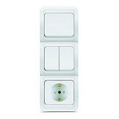 Рамка 3М бел вертик Mimoza Makel 22033 Рамка 3М бел вертик Mimoza Makel 22033