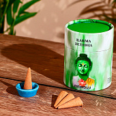  Благовония KARMA BUDDHA, аромаконусы, пачули, набор 30 шт. 9360058 