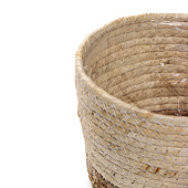 Кашпо «Элин», 20х20х16 см, бежевое 10631499 Кашпо «Элин», 20х20х16 см, бежевое 10631499