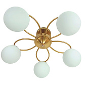  Люстра классическая 10029/5GD WT 40Вт E27 S=11м2 /ЭкономСвет 