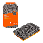 Губка микрофибра 20х14х5см AIRLINE шиншилла микроворс "Кирпич" Губка микрофибра 20х14х5см AIRLINE шиншилла микроворс "Кирпич"