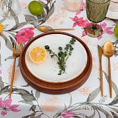  Скатерть (полиэстер) 145х220 Доляна Лютики 7797368 