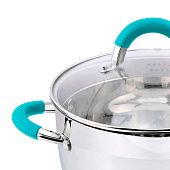 Кастрюля из нержавеющей стали Mallony Bravo 2.1л 005428 Кастрюля из нержавеющей стали Mallony Bravo 2.1л 005428