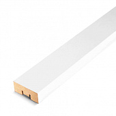 Рейка МДФ Бриона Белый 16х40х2700мм /Стелла   Рейка МДФ Бриона Белый 16х40х2700мм /Стелла