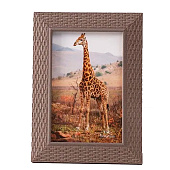 Фоторамка 10х15 пластик Корзинное плетение бежевая 14х19 10723974 Фоторамка 10х15 пластик Корзинное плетение бежевая 14х19 10723974