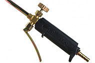 Горелка кровельная рычажная L-450мм, сопло 50мм, латунь, Vertextools