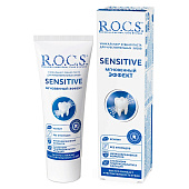Зубная паста R.O.C.S Sensitive Мгновенный Эффект 94мл Зубная паста R.O.C.S Sensitive Мгновенный Эффект 94мл