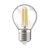  Лампа LED филамент. 5Вт E27, шар, 4000К нейтр. бел. IEK 