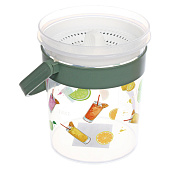 Набор: кувшин ,пластик, 850мл "Летний зной", кружки 300мл 728-098 Набор: кувшин ,пластик, 850мл "Летний зной", кружки 300мл 728-098