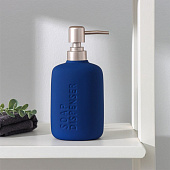  Дозатор для жидкого мыла SAVANNA Soft, 490 мл, цвет синий /7514807 