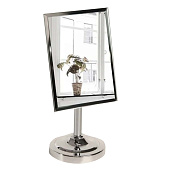 Зеркало настольное Вкус, 12,5х12,5х25,5 см, серебро, QF 6890256 
