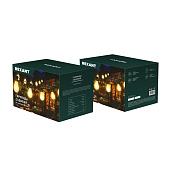  Светильник садовый гирлянда КАНЭРИ 10м LED/солн батарея /REXANT 