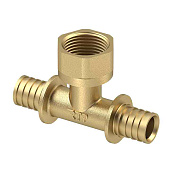 Тройник аксиальный ВР 16X1/2"Х16