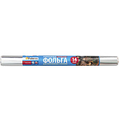  Фольга пищевая СУПЕР ПРОЧНАЯ Paterra, 44смх10м  (рулон в пленке) /209-037 