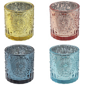  Подсвечник, 7х7х7,5 см, 4 вида, 788876 