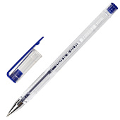  Ручка гелевая STAFF Basic GP-789, синяя, узел 0,5 мм, 142788 