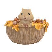 Конфетница, Autumn forest 17х14 см, коричневая, Белка ANLAF-1 Конфетница, Autumn forest 17х14 см, коричневая, Белка ANLAF-1