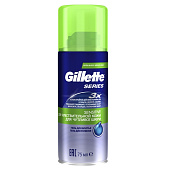 Гель для бритья GILLETTE Sensitive для чувствительной кожи с алоэ 75мл
