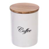 Банка для хранения "White magic" 650мл 10х13см для кофе 315-0404 Банка для хранения "White magic" 650мл 10х13см для кофе 315-0404